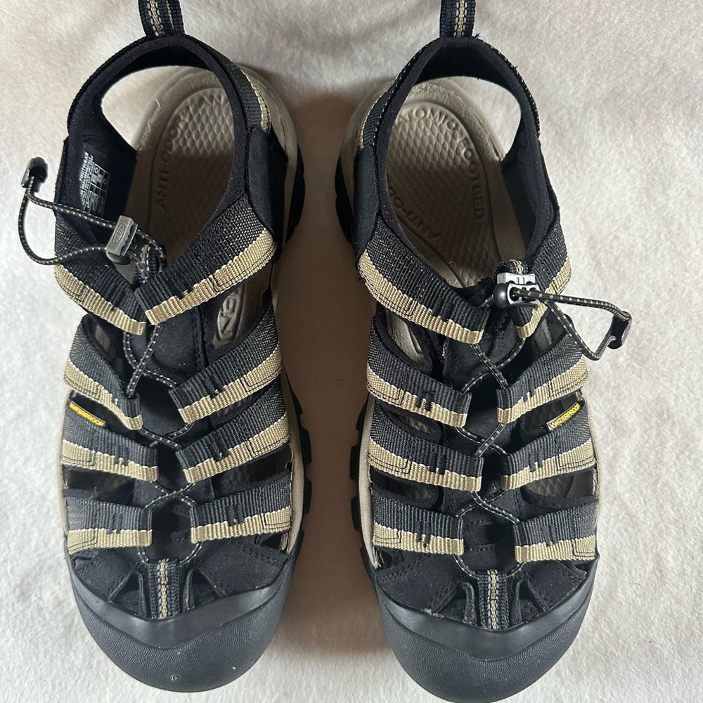 Keen Men’s Newport H2 Black/Stone Grey Sandals Size 12 - Picture 14 of 14